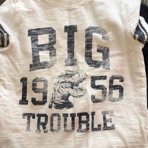 Old navy “big trouble” boys shirt
